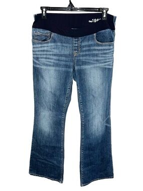 Gap Sexy Boot Maternity Jeans Women’s 31/12 Regular Blue Medium Wash 33x31